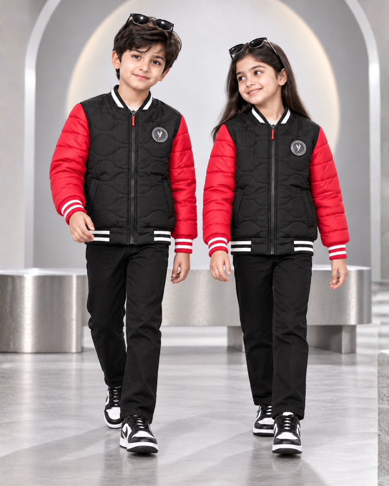 Full Sleeves Puffer Jacket Boys & Girls VJ98-A