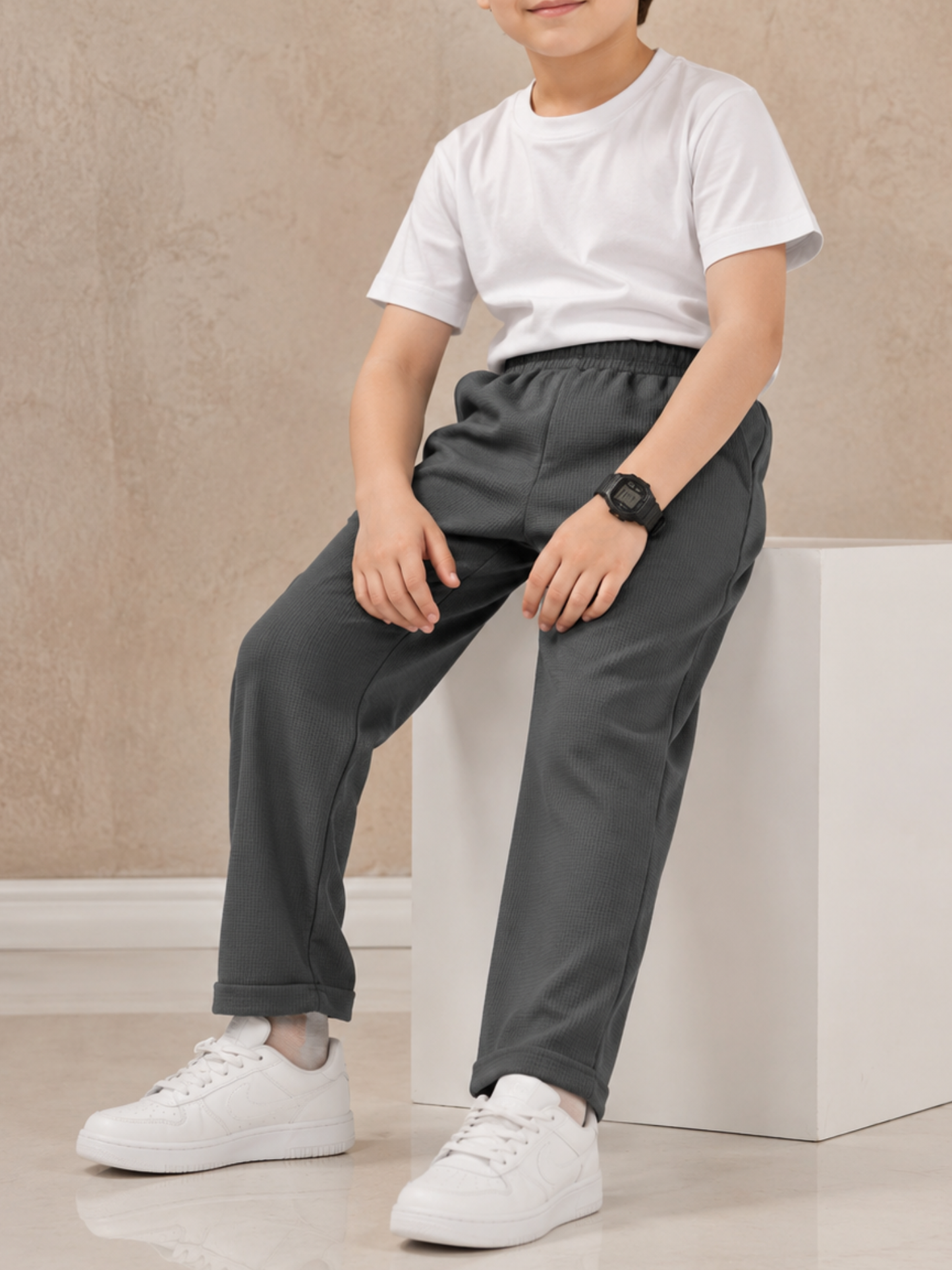 Boys Imported Textured Trouser VT29-C
