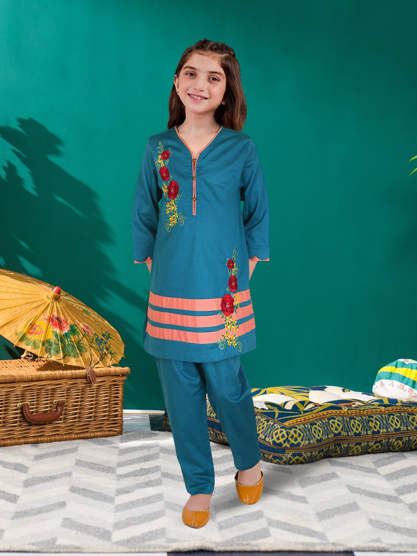 Girls Summer 2Pcs Suit VG76-B