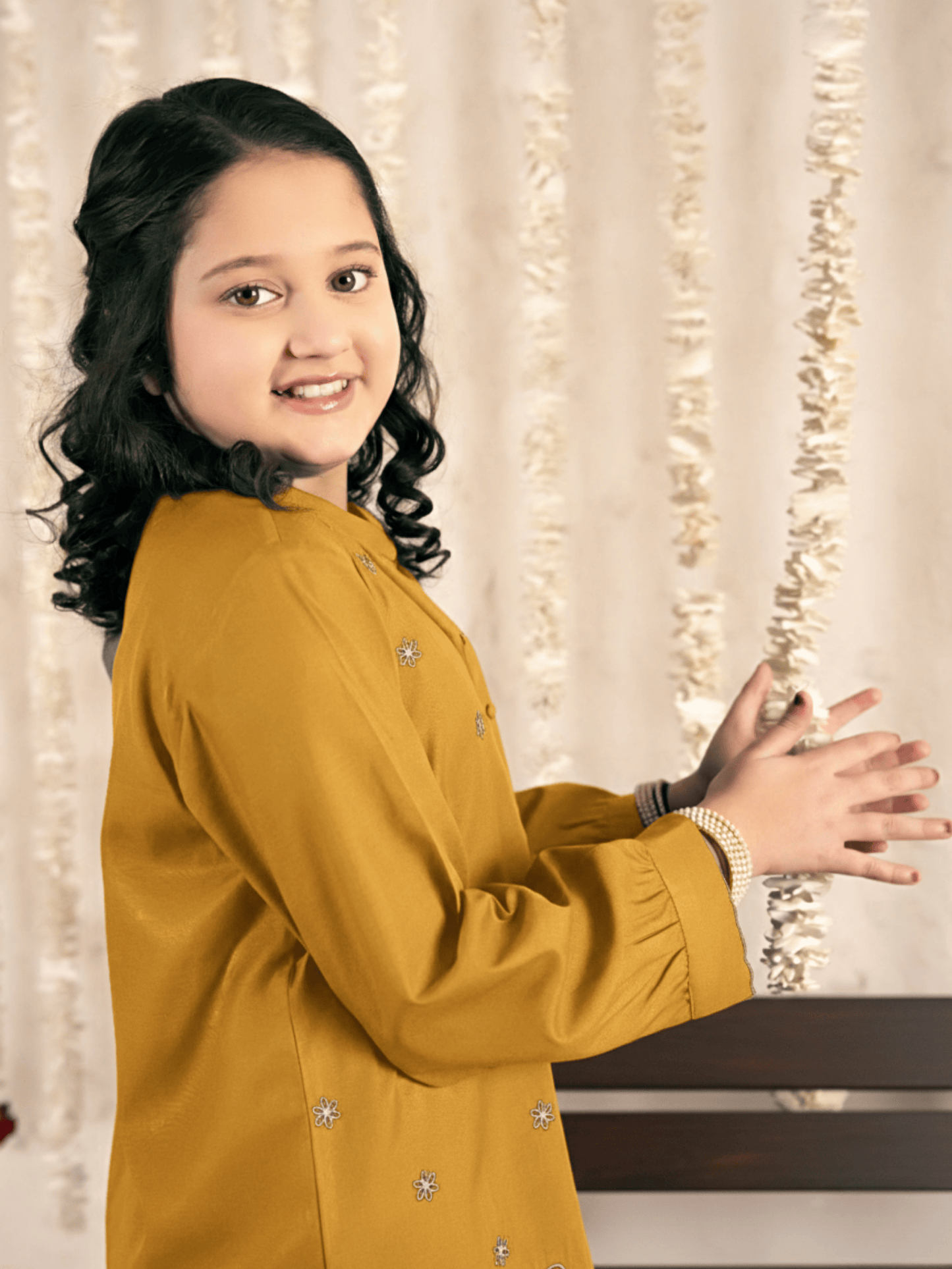 Embroidered Girls Co Ord Set VG190-A