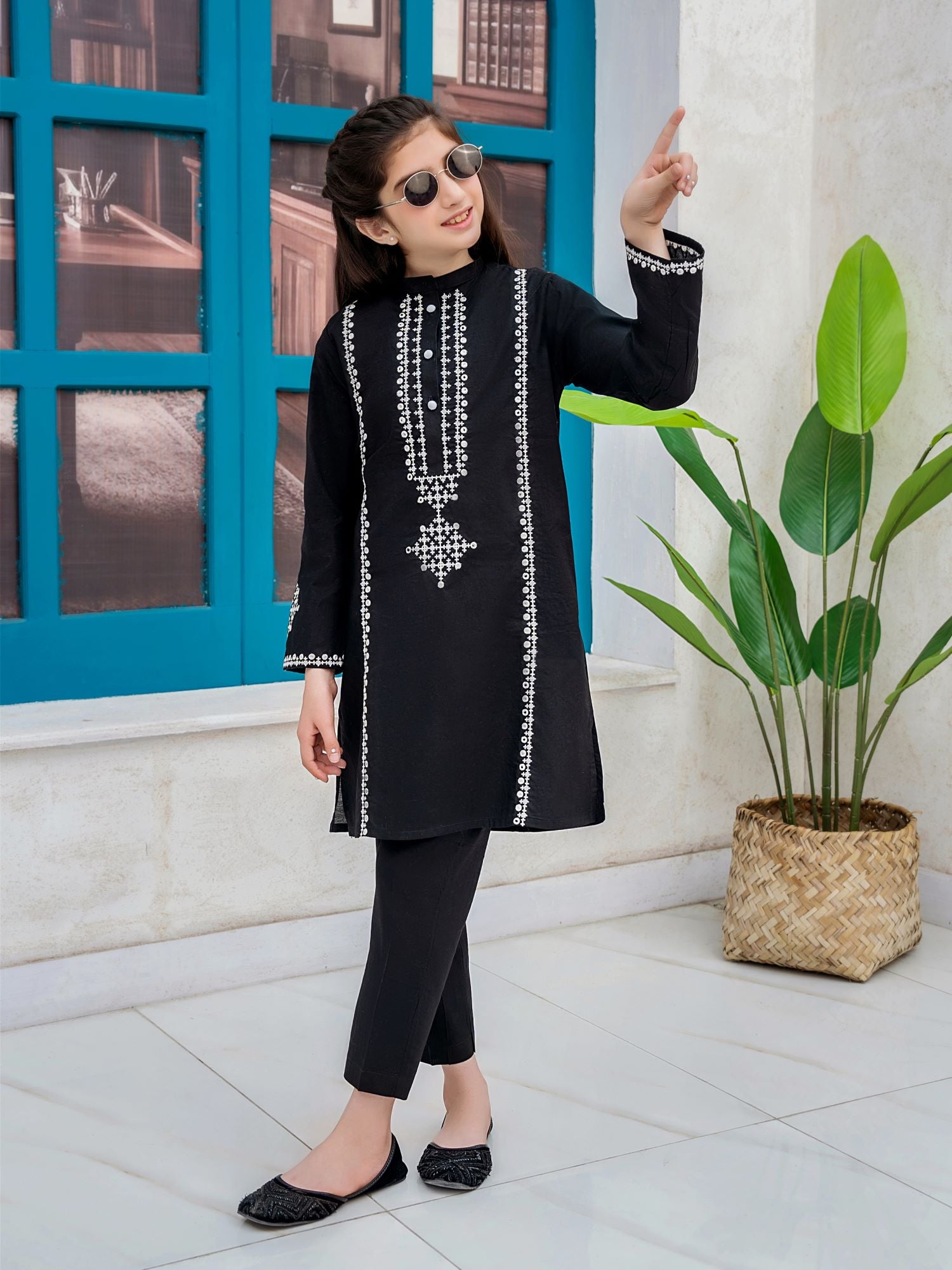 Girls Summer 2Pcs Suit VG103-C – Velvour Shop