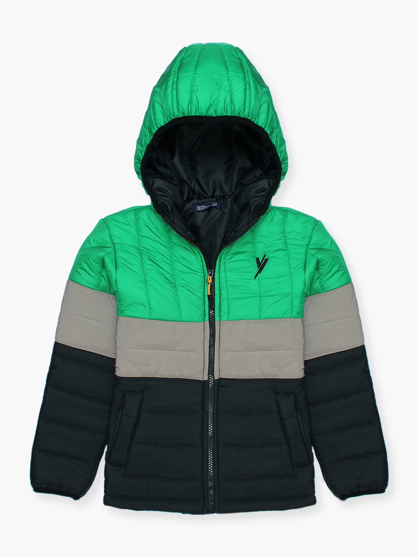 Full Sleeves Hooded Puffer Jacket Boys & Girls VJ25-B