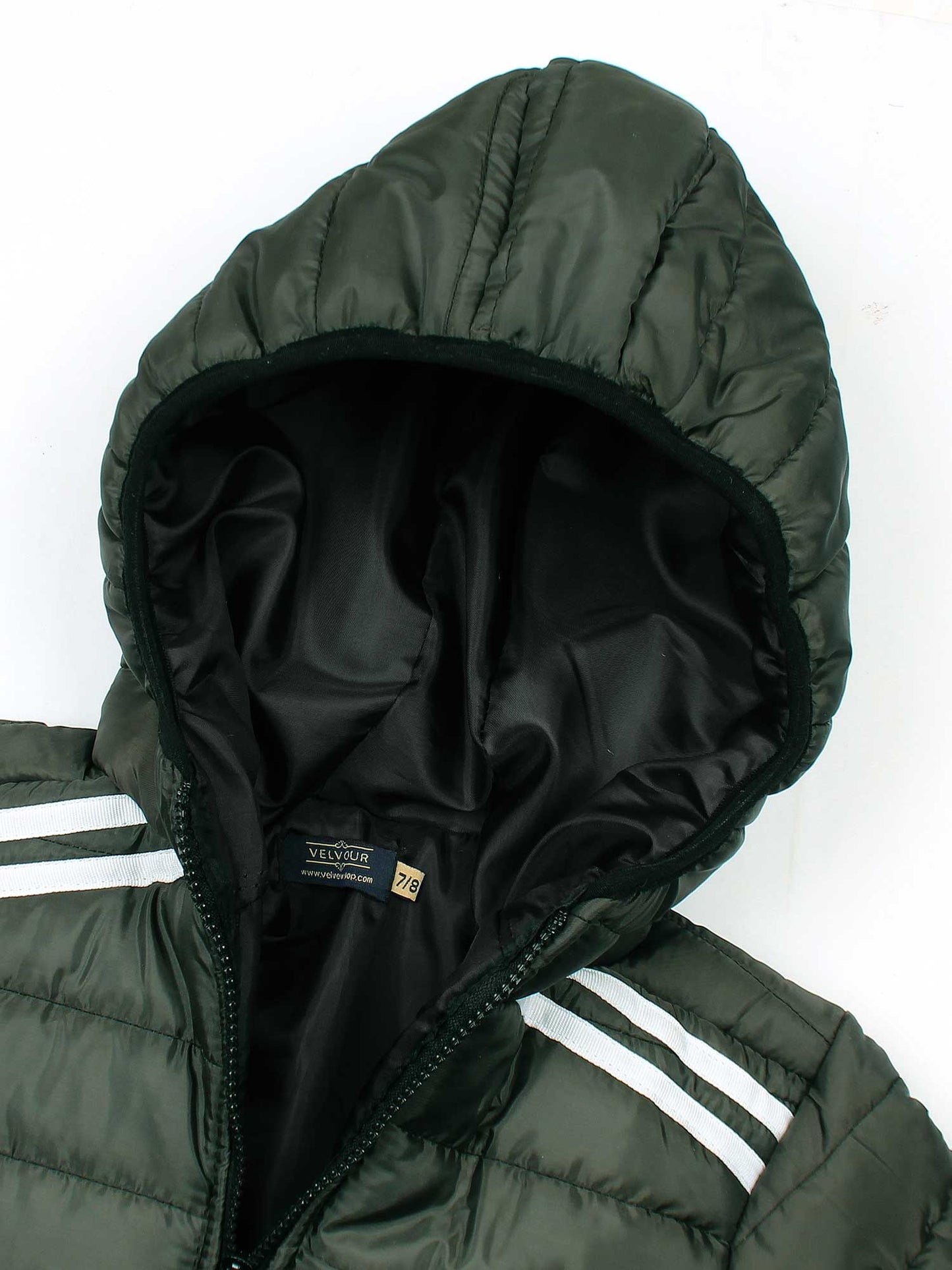 Full Sleeves Hooded Puffer Jacket Boys & Girls VJ40-A