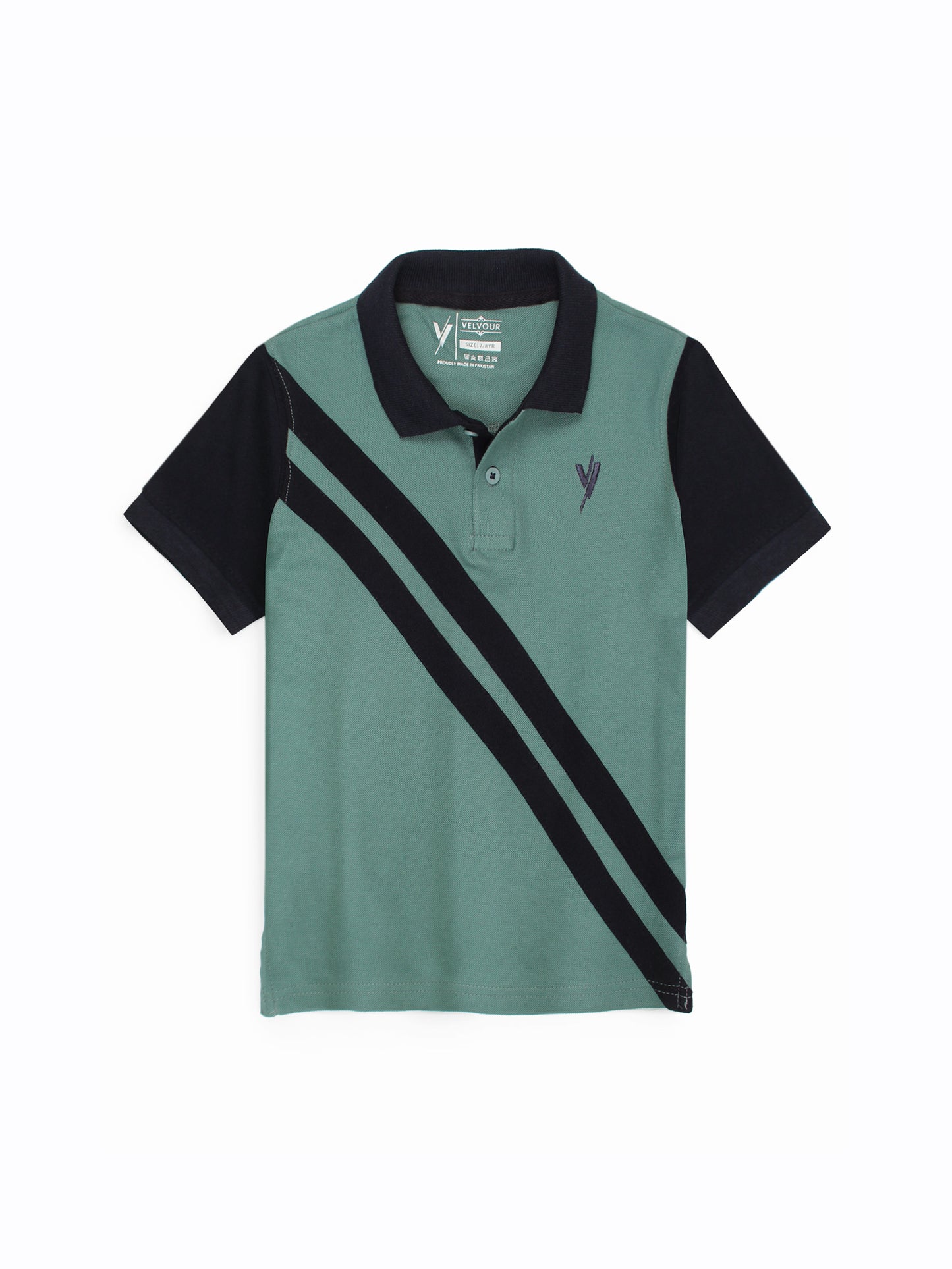 Tipping Collar Polo With Strips VP11-M