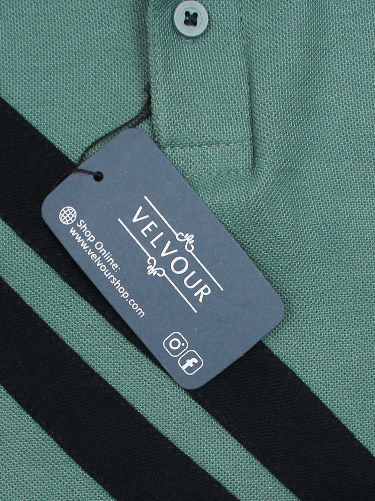 Tipping Collar Polo With Strips VP11-M
