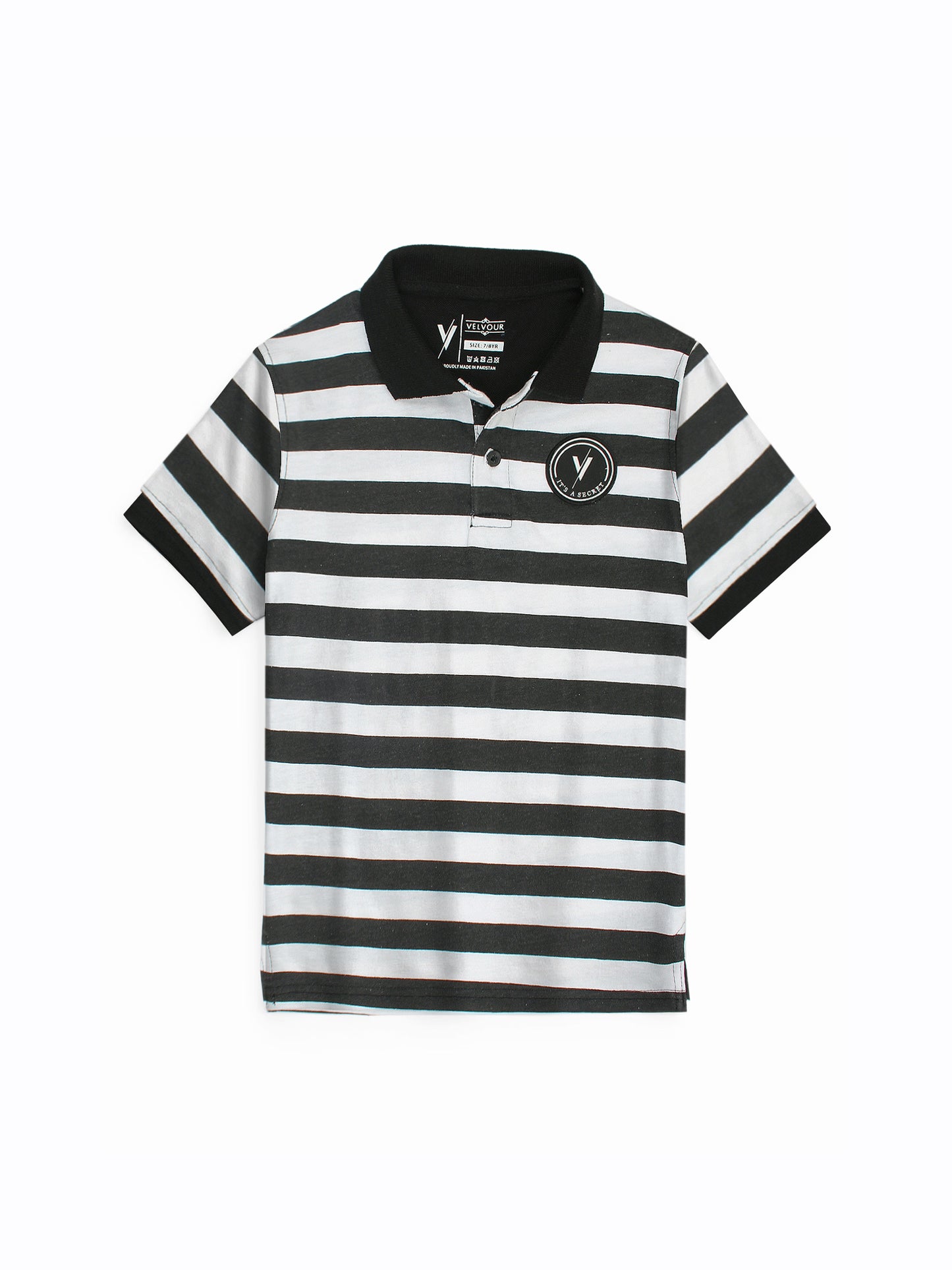 Tipping Collar Polo With Strips VP11-N
