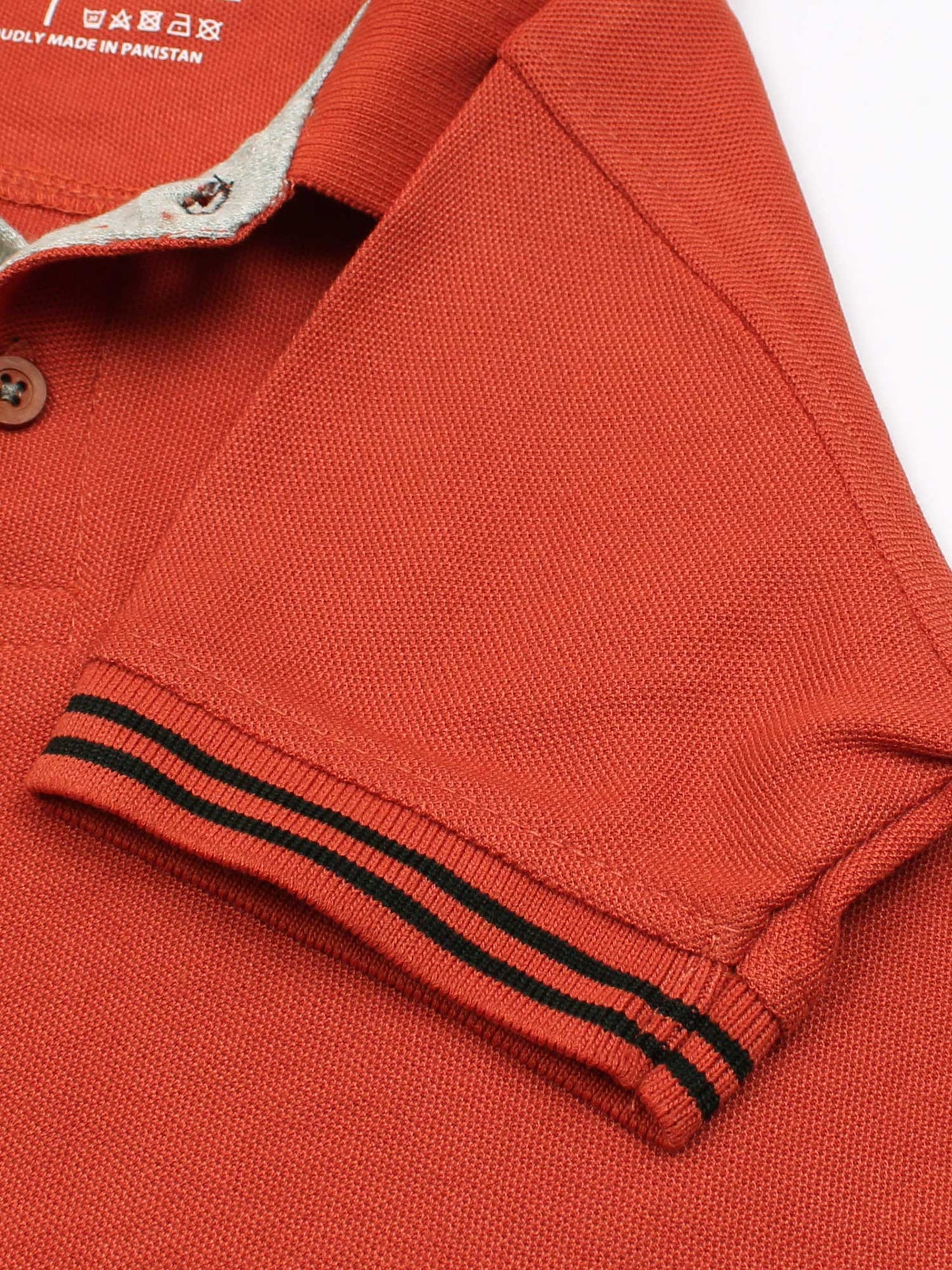 Tipping Collar Plain Polo Shirt VP12-I