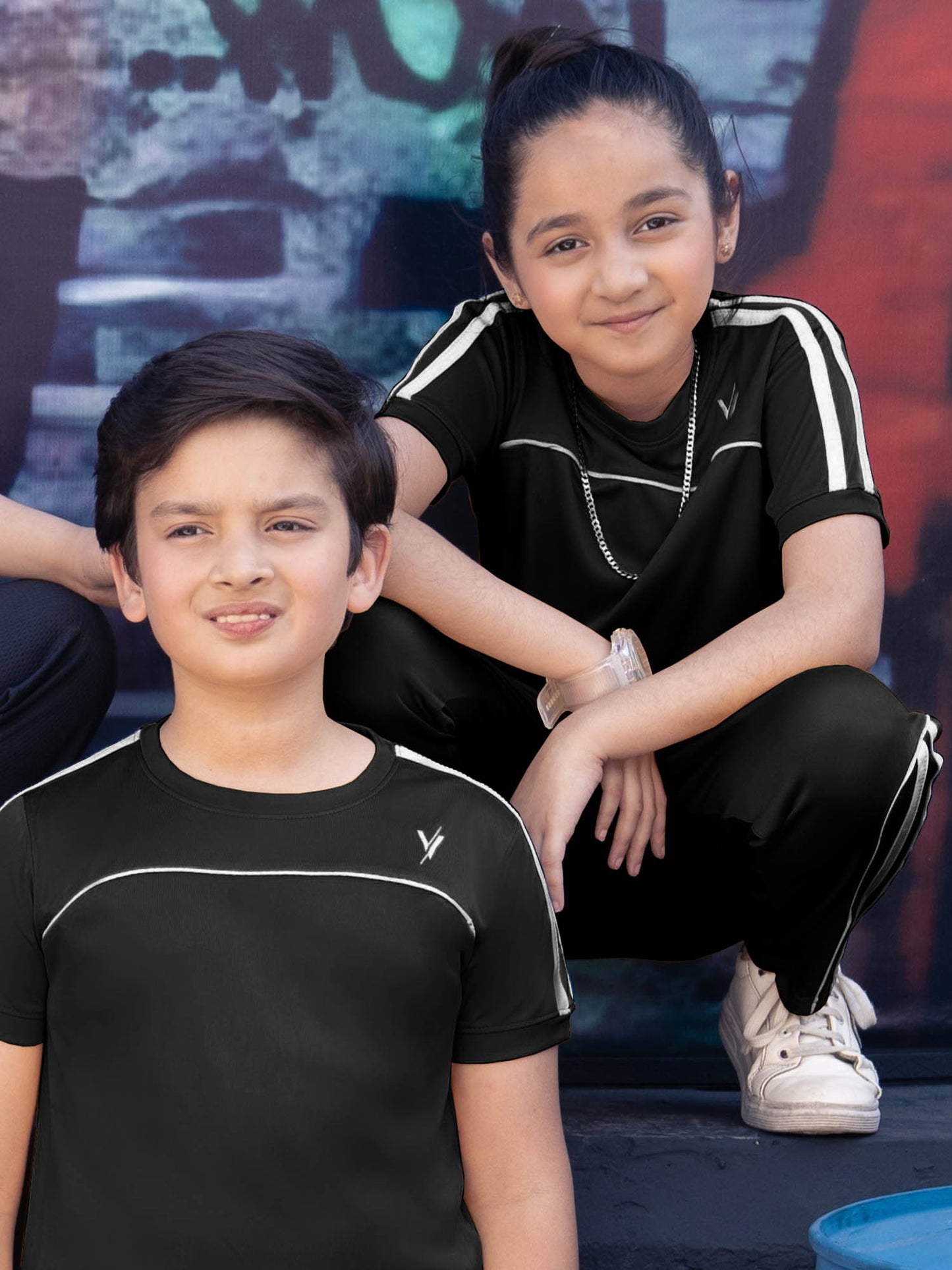 Tracksuit For Boys & Girls Poly athletic Fabric VST52-C