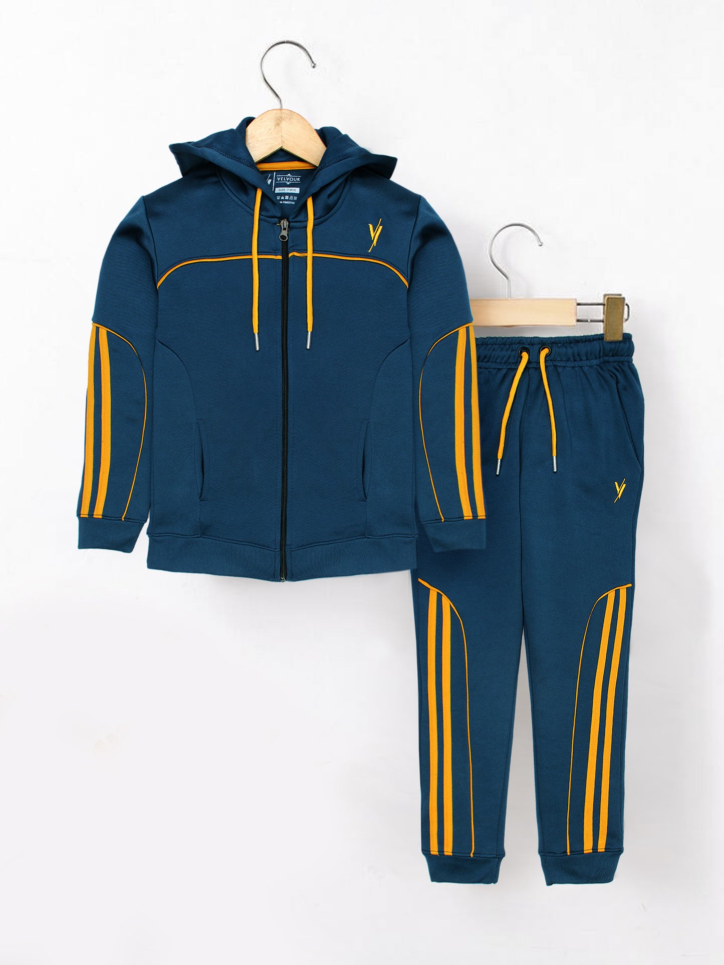 Hooded Tracksuit For Boys & Girls, Fleece #VWT05-D