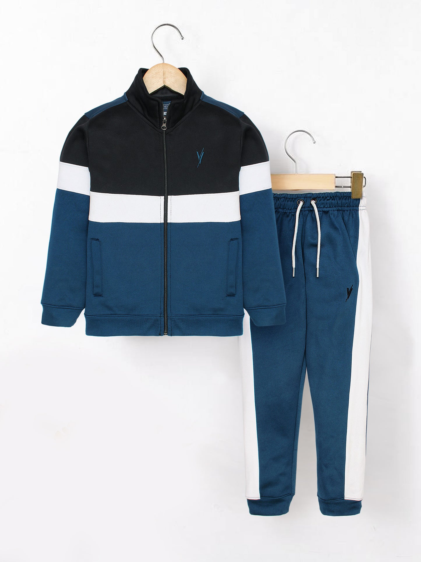 Hooded Tracksuit For Boys & Girls, Poly Athletic Fleece #VWT06-C