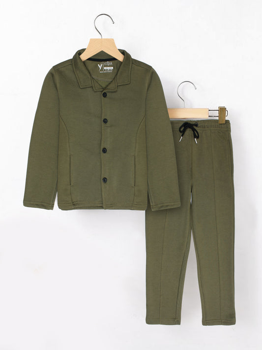 Tracksuit For Boys & Girls, Fleece #VWT38-A