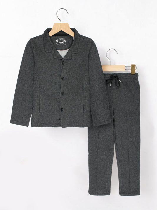 Tracksuit For Boys & Girls, Fleece #VWT38-C