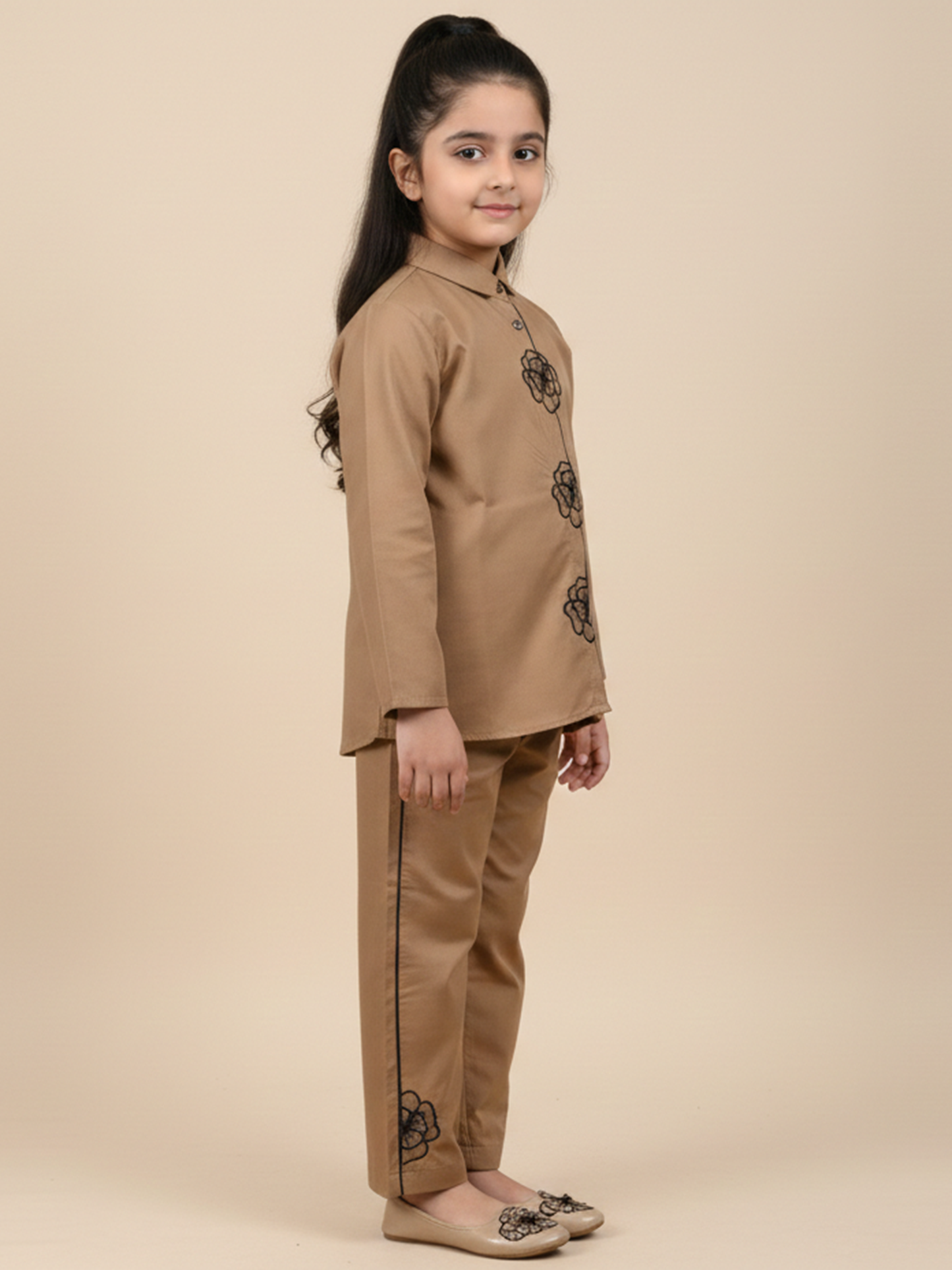 Embridered Girls Co Ord Set VG182-A