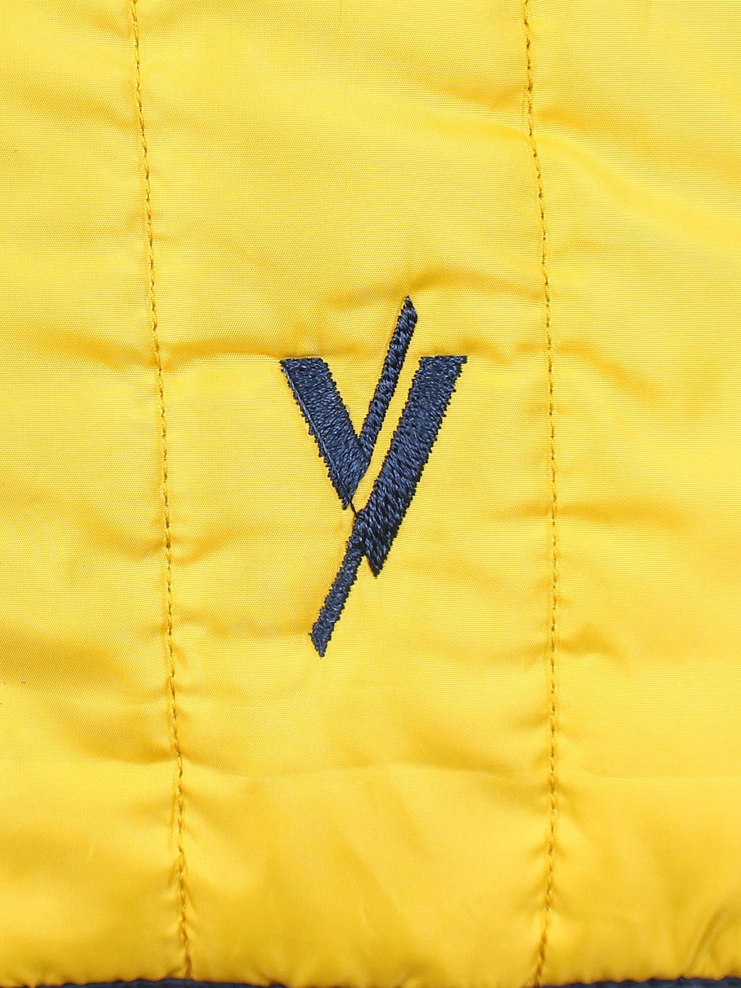 Full Sleeves Hooded Puffer Jacket Boys & Girls VJ010-A Yellow/Navy