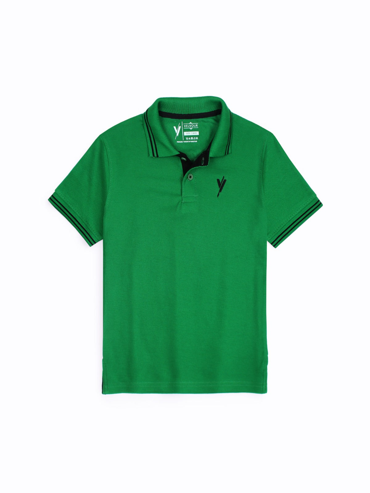 Tipping Collar Plain Polo Shirt VP11-J