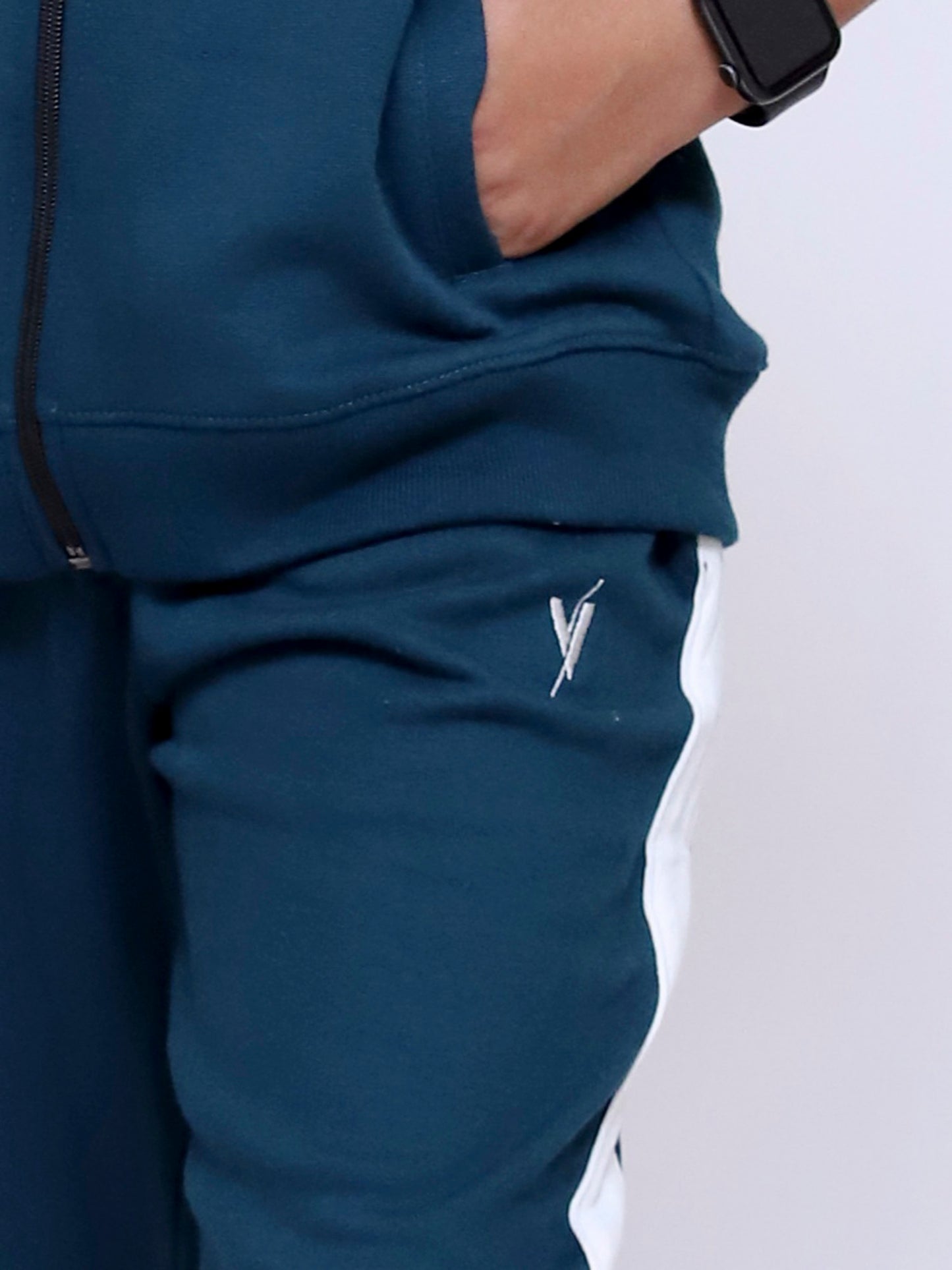 Hooded Tracksuit For Boys & Girls, Poly Athletic Fleece #VWT06-C
