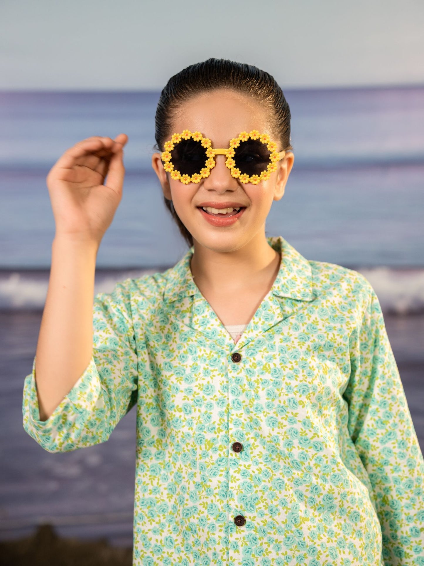 Printed Girls Co Ord Set VG161-A