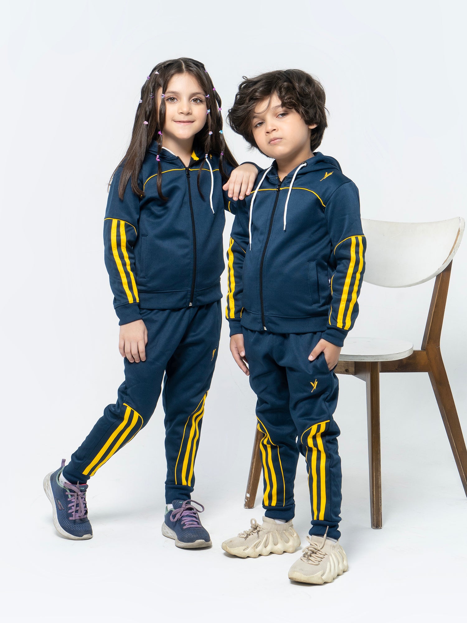 Hooded Tracksuit For Boys & Girls, Poly Athletic Fleece #VWT05-E