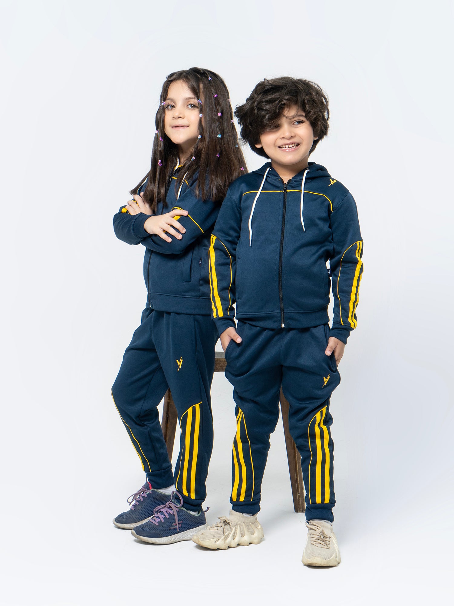 Hooded Tracksuit For Boys & Girls, Poly Athletic Fleece #VWT05-E