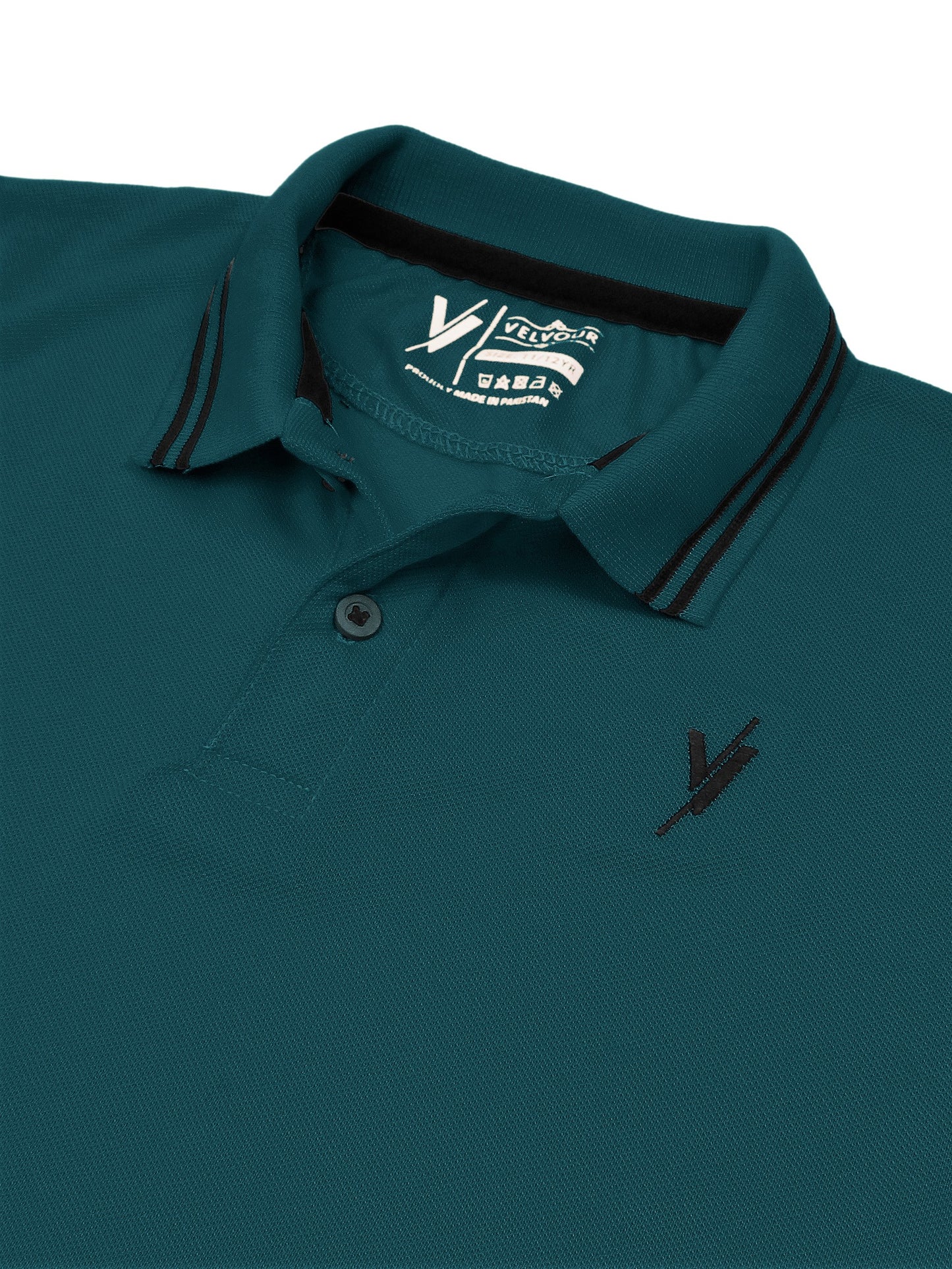 Tipping Collar Polo Shirt For Boys & Mens Plane Zinc