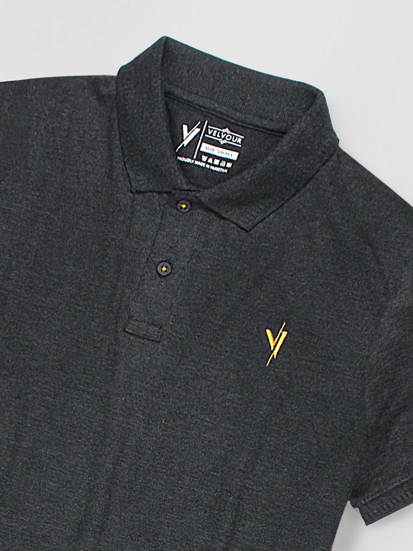Mens Polo Shirt (Short Sleeve) By Velvour Art #VMP03-G/C - Velvour Shop