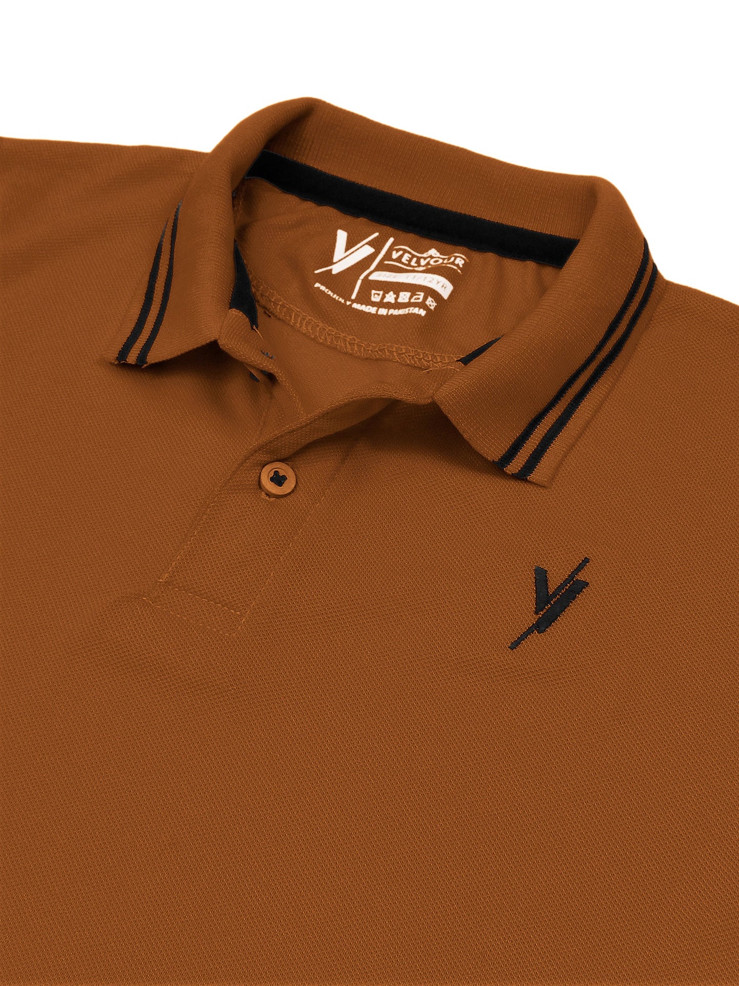 Tipping Collar Plain Polo Shirt VP11-F