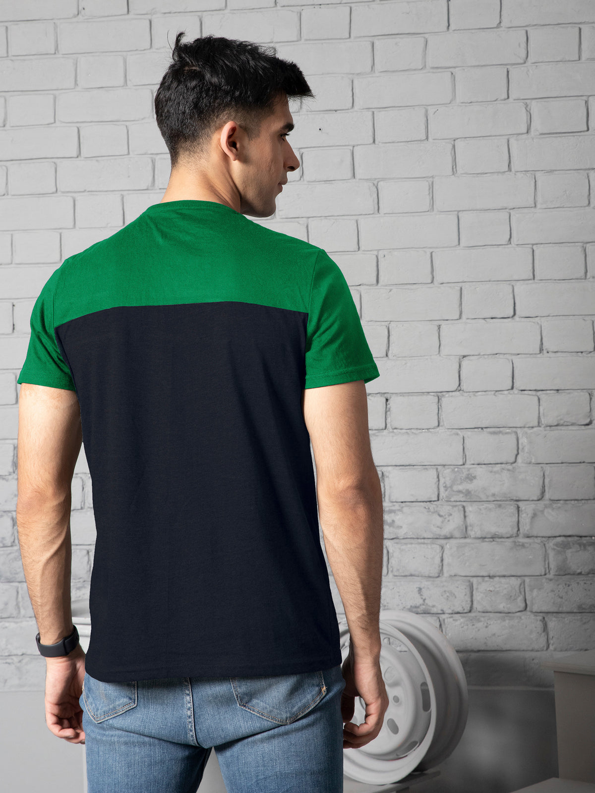 Mens T-Shirt Single Jersey Summer Art #VMT01-B - Velvour Shop