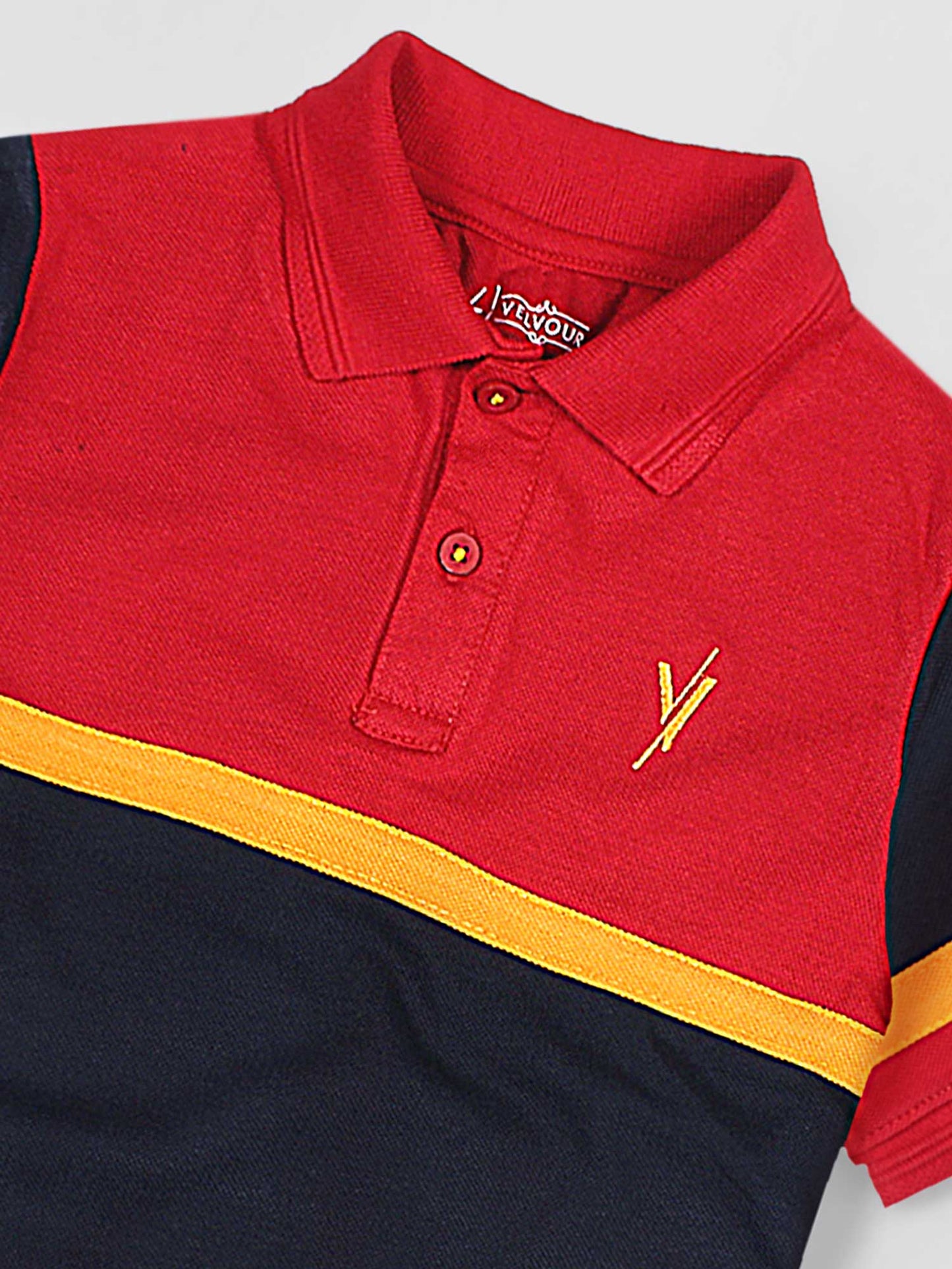Boys Polo Shirt (Short Sleeve) By Velvour Art# VBP04-C - Velvour Shop
