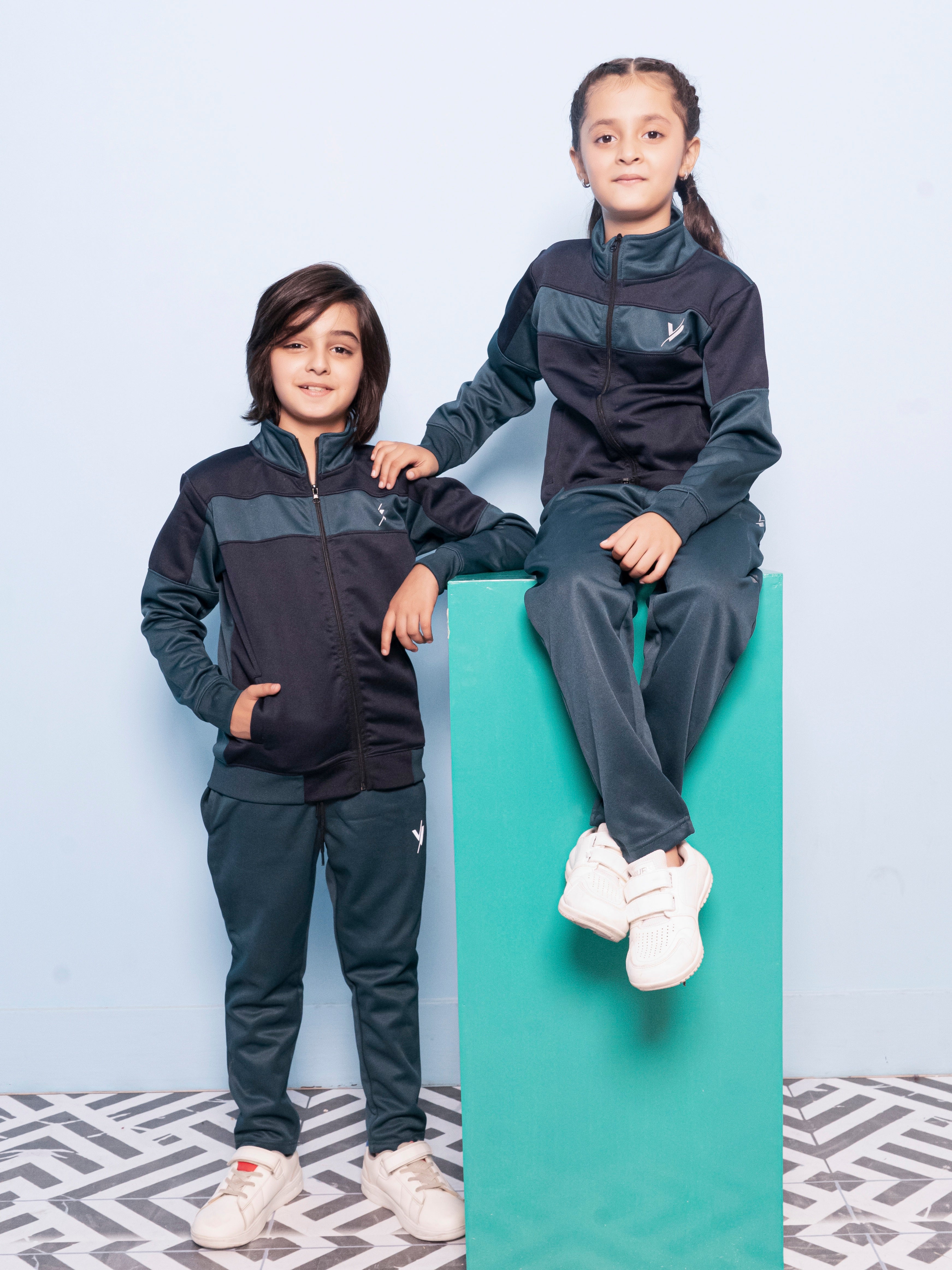 Tracksuit For Boys & Girls, Poly Athletic Fleece #VA28A