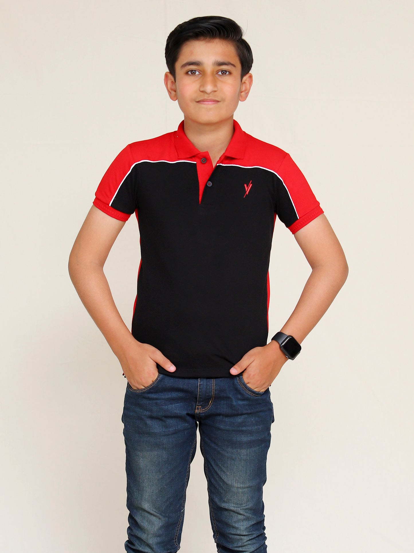 Boys Polo Shirt (Short Sleeve) By Velvour Art# VBP03-C - Velvour Shop