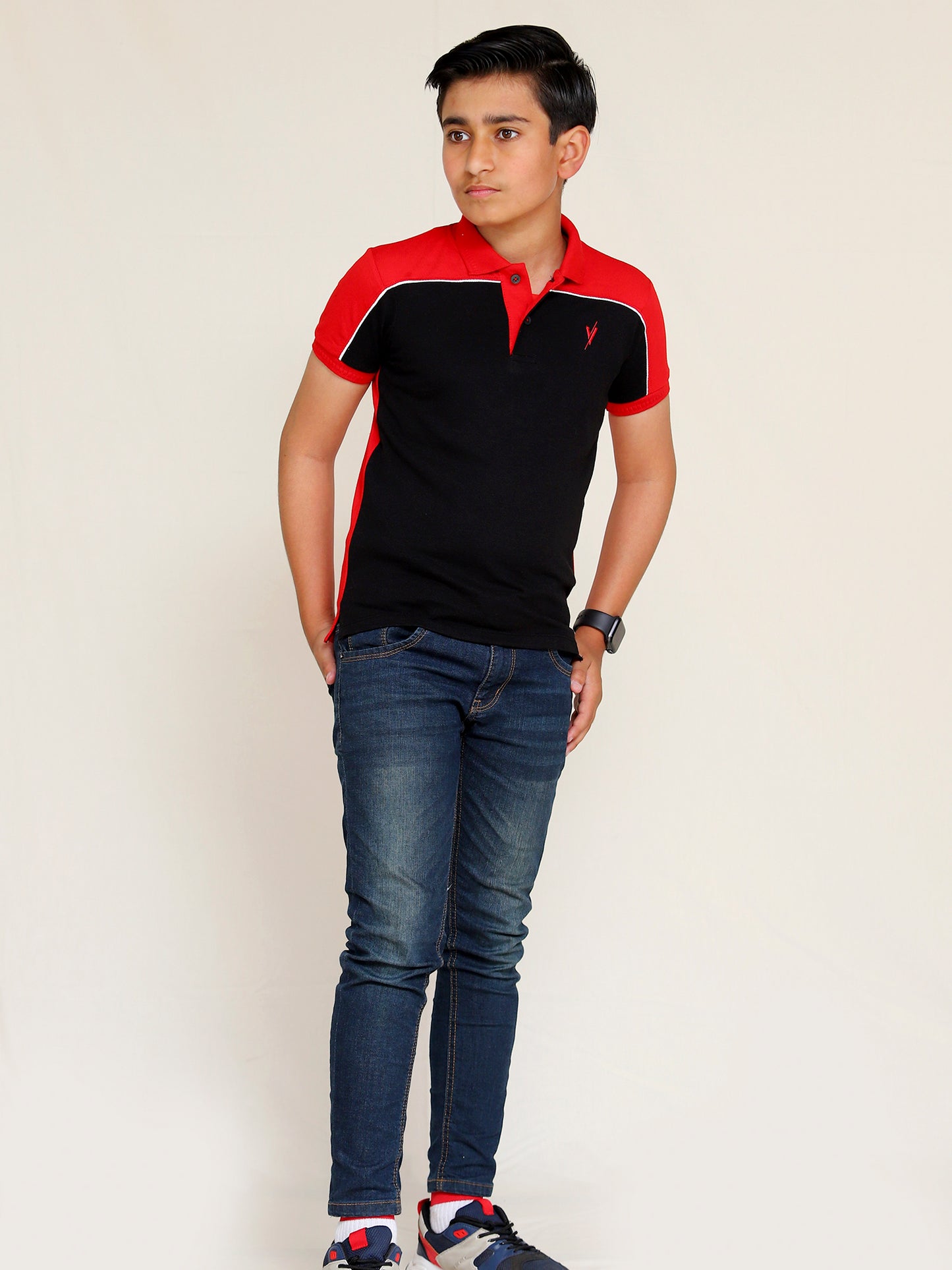 Boys Polo Shirt (Short Sleeve) By Velvour Art# VBP03-C - Velvour Shop