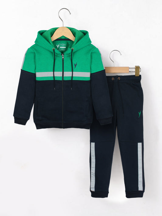 Hooded Tracksuit For Boys & Girls, Fleece #VWT15-B