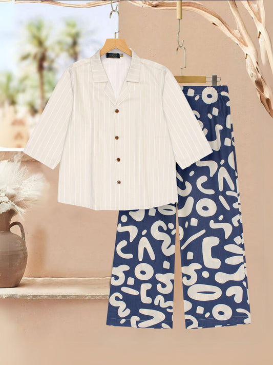 Printed Girls Co Ord Set VG166-A