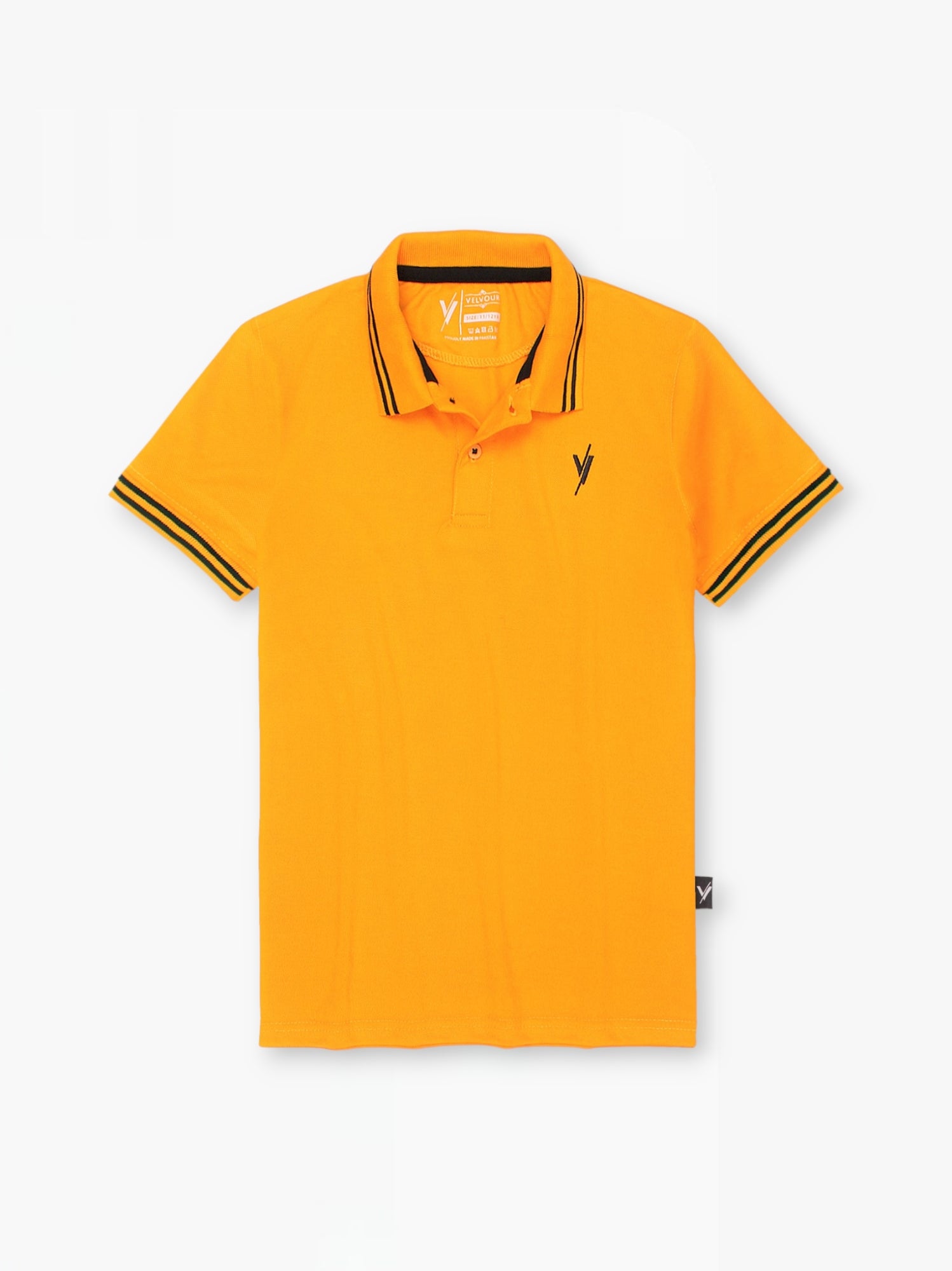 Tipping Collar Plain Polo Shirt VP11-E