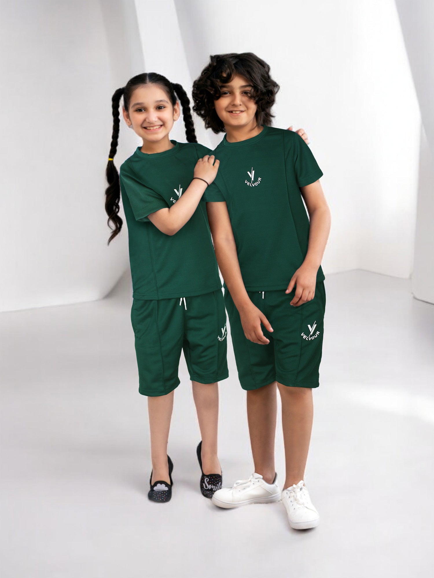 Tracksuit For Boys & Girls Poly athletic Fabric VST53-D