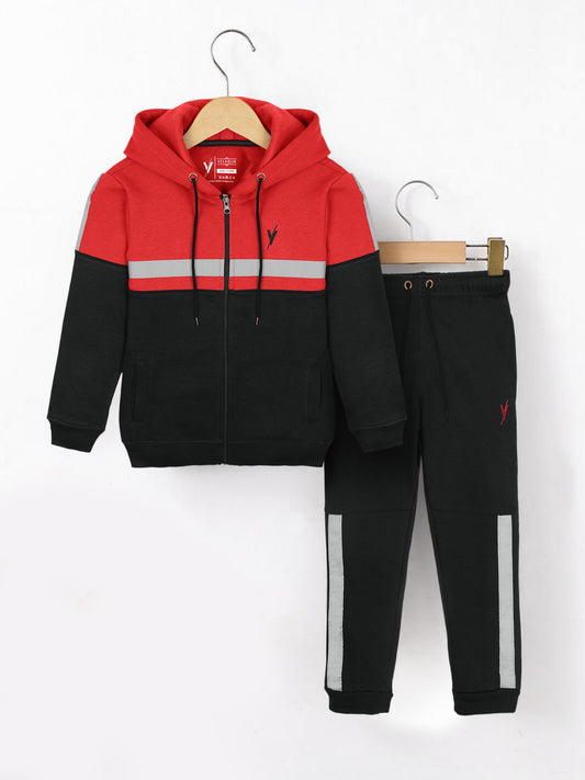 Hooded Tracksuit For Boys & Girls, Fleece #VWT15-A