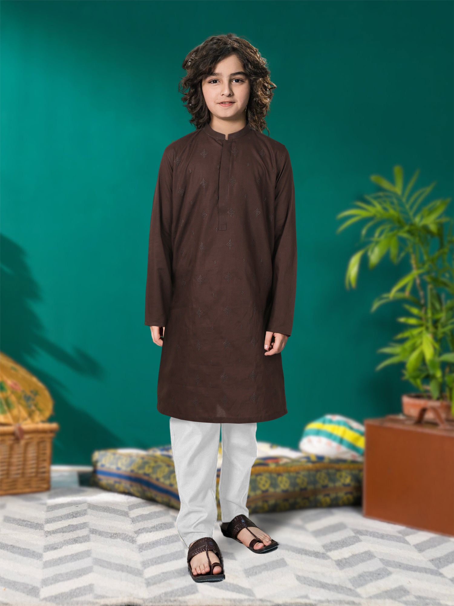 Boys Embroidered Kurta ART VB184