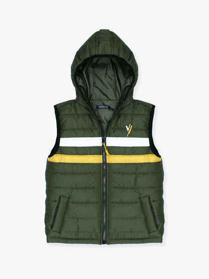 Sleeveless Hooded Puffer Boys & Girls VJ13-D