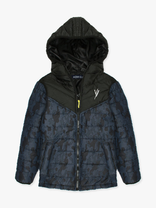 Full Sleeves Hooded Puffer Jacket Boys & Girls VJ16-B