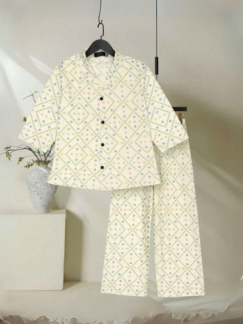 Girls Summer 2Pcs Printed Suit VG165-A