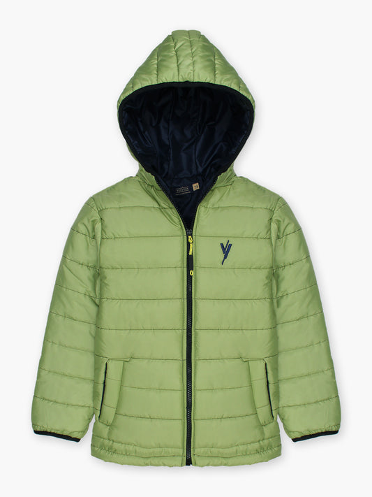 Full Sleeves Hooded Puffer Jacket Boys & Girls VJ20-D