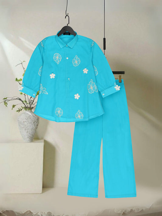 Embridered  Girls Co Ord Set VG178-B