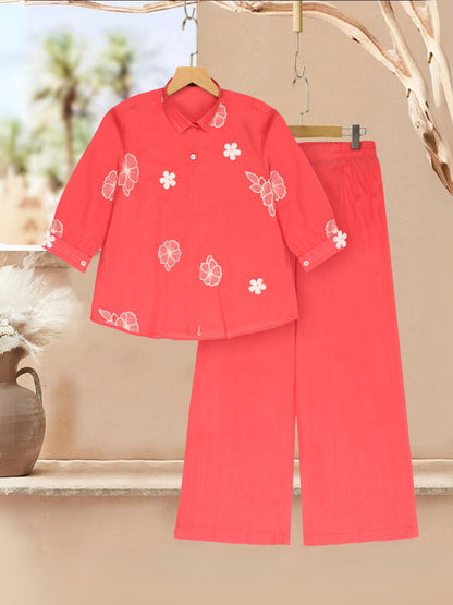 Embridered  Girls Co Ord Set VG178-A