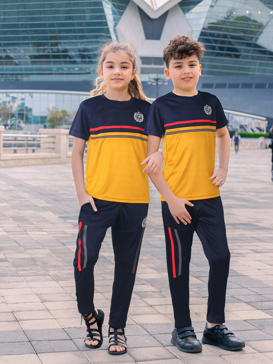 Tracksuit For Boys & Girls Poly athletic Fabric VST42-D