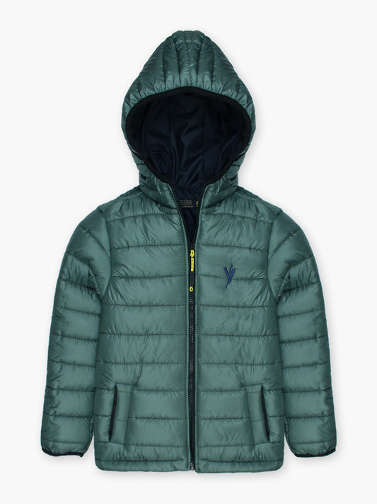 Full Sleeves Hooded Puffer Jacket Boys & Girls VJ20-C