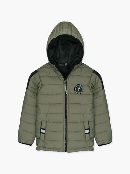 Full Sleeves Hooded Puffer Jacket Boys & Girls VJ63-A