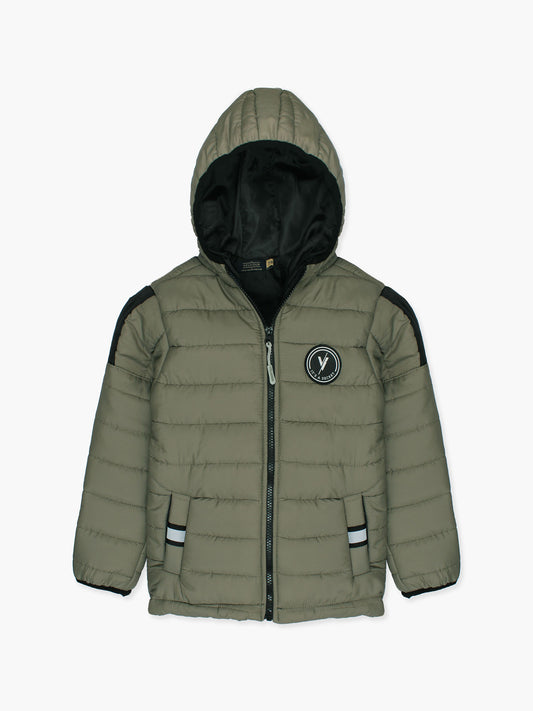 Full Sleeves Hooded Puffer Jacket Boys & Girls VJ63-A