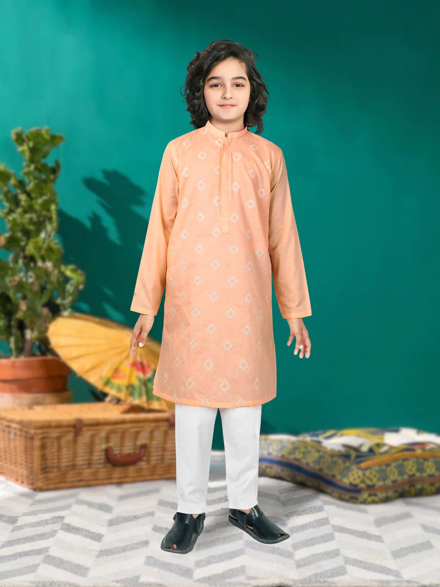 Boys Embroidered Kurta ART VB183