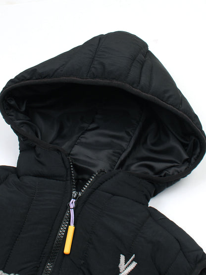 Sleeveless Hooded Fur Jacket For Boys & Girls VJ42-A