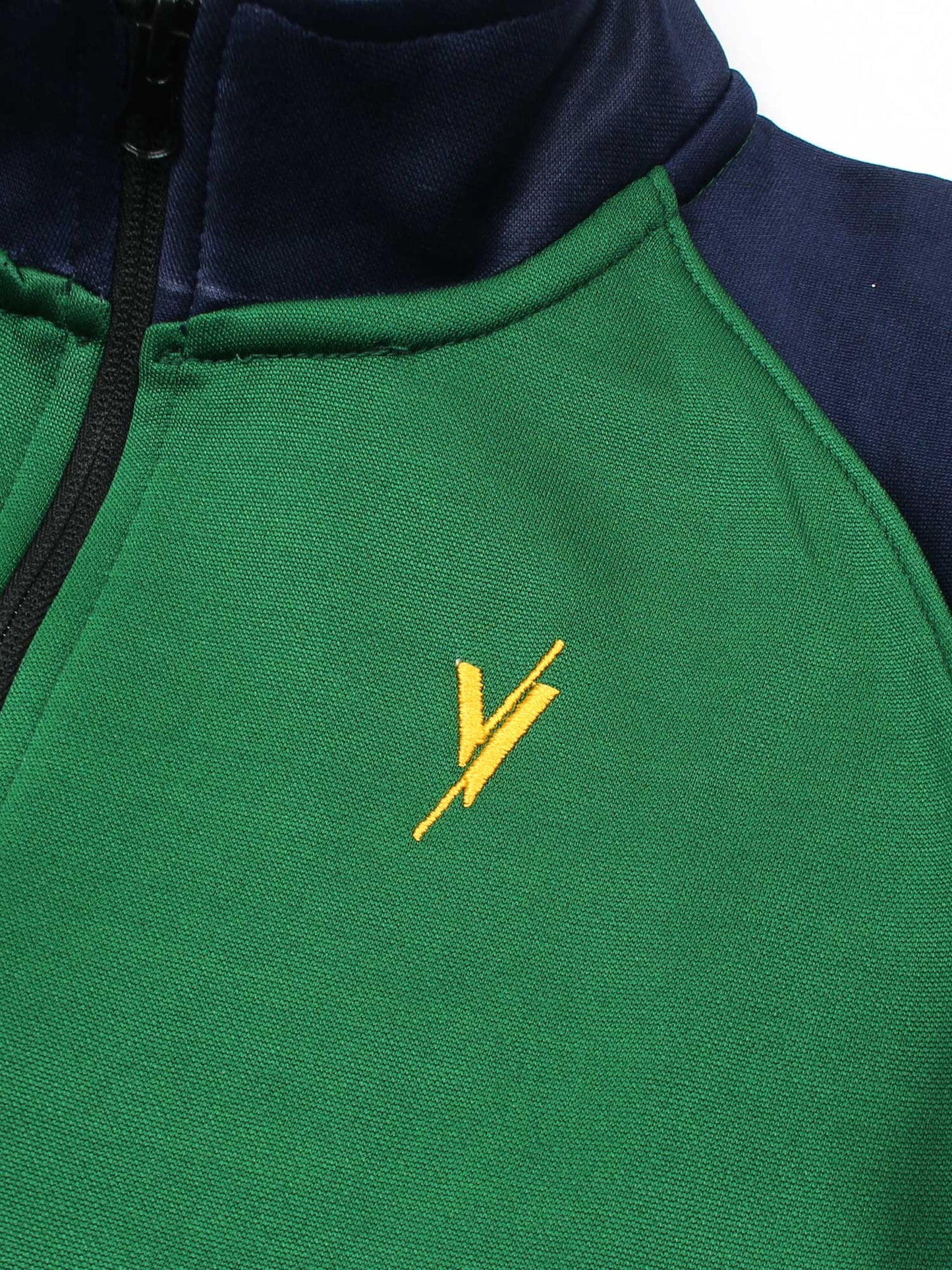 Mock Neck Tracksuit For Boys & Girls, Poly Athletic Fleece #VWT07-C